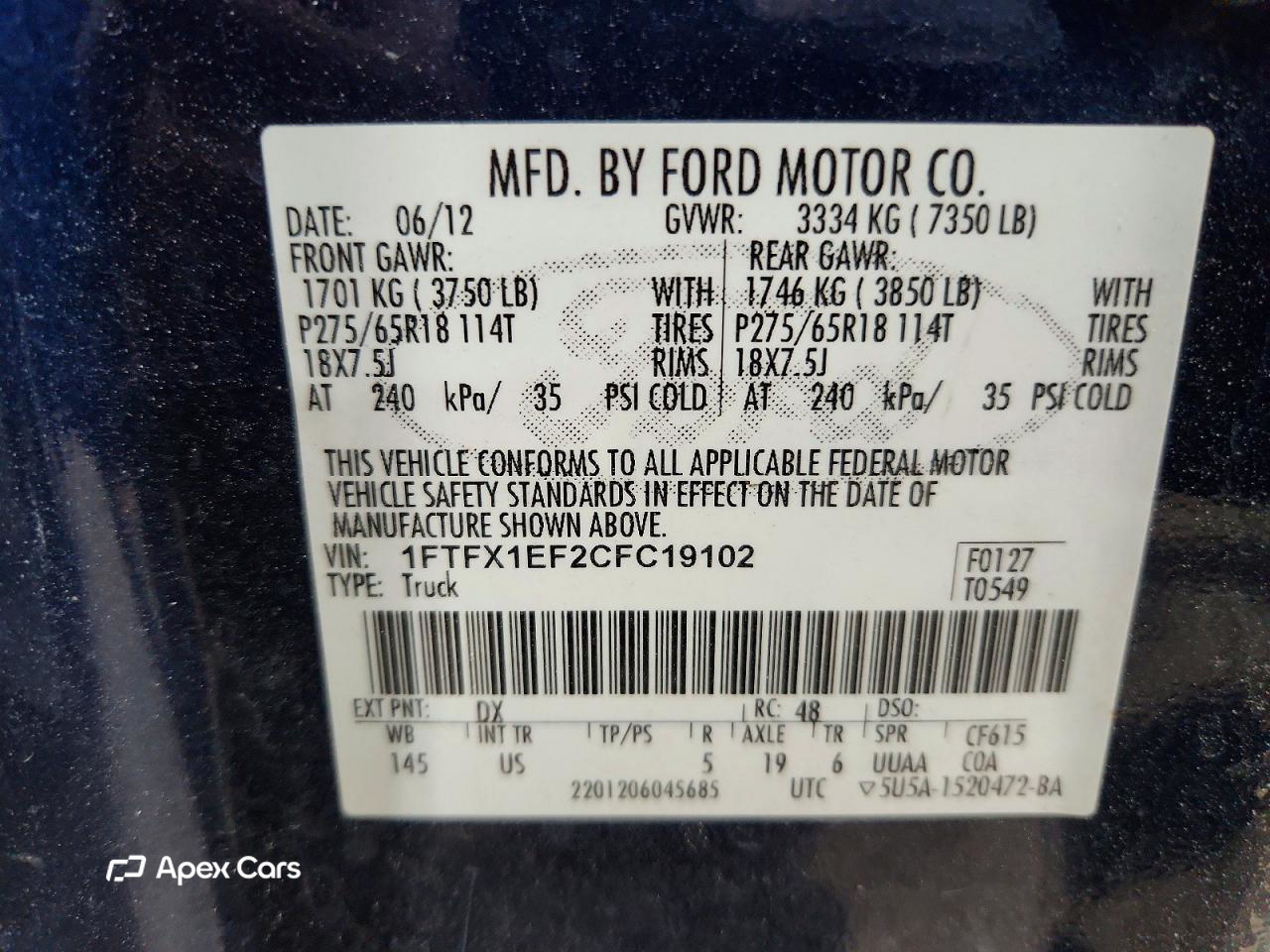 Ford F-150 2012