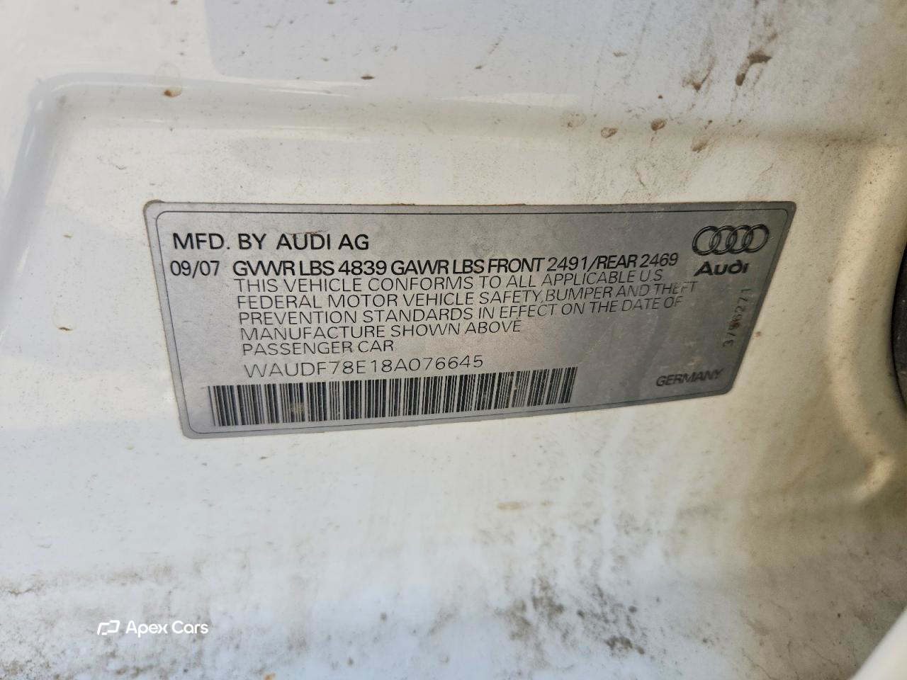 Audi A4 2008