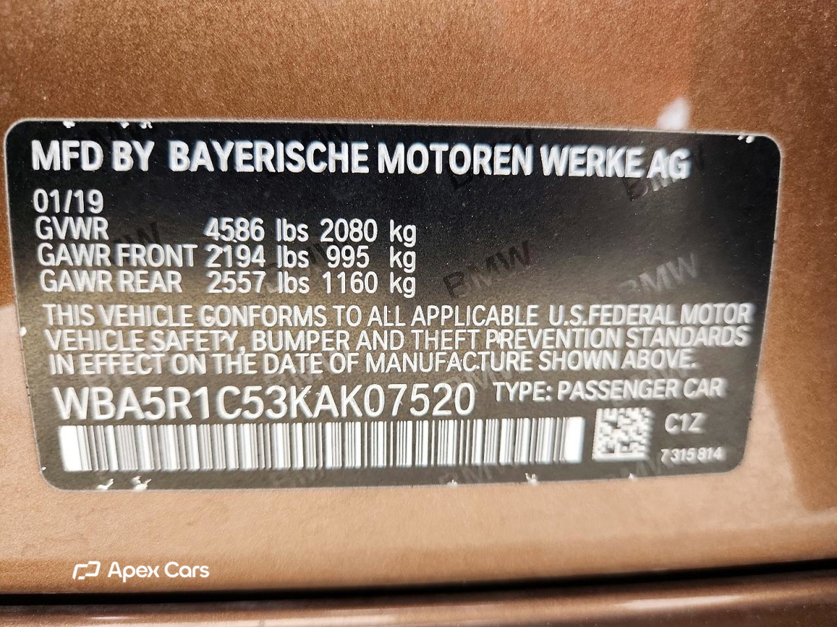 BMW Series 3 2019