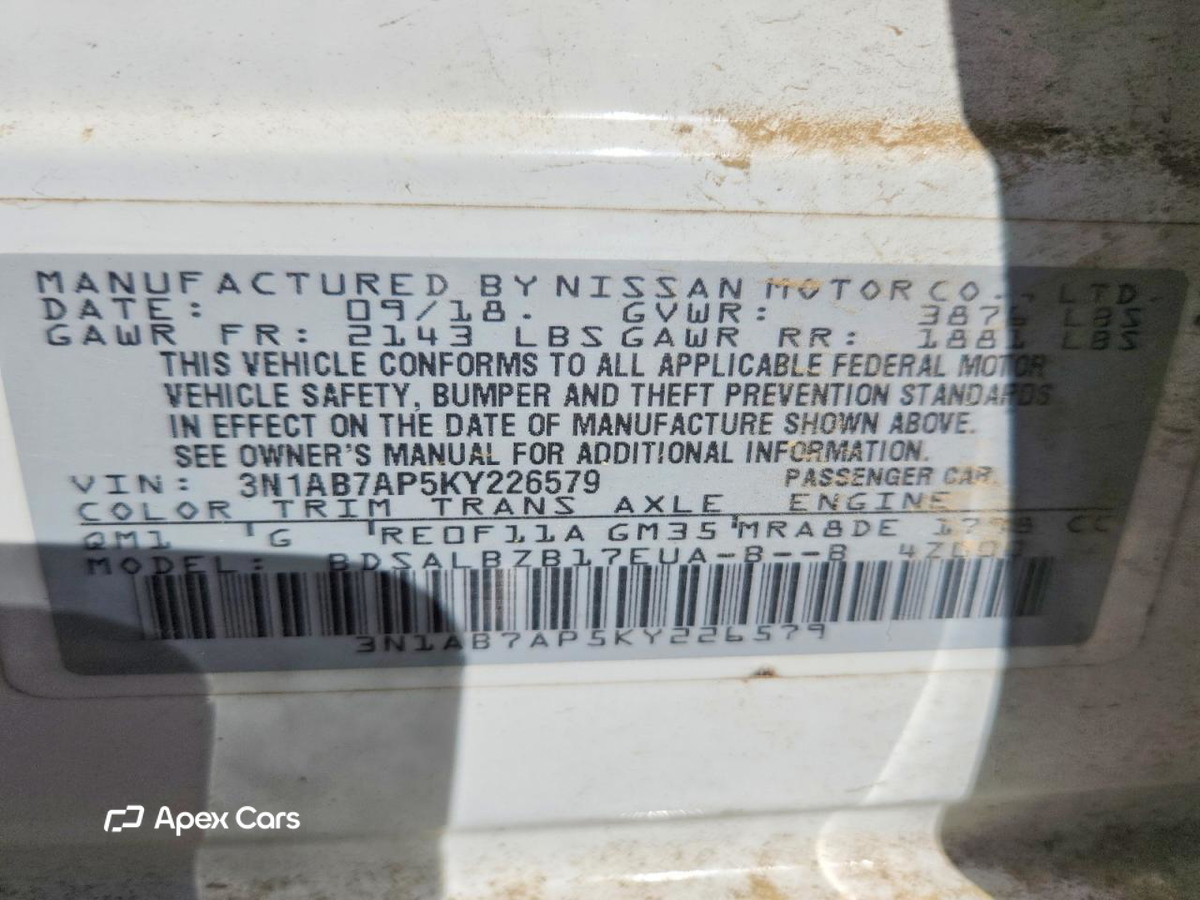 Nissan Sentra 2019