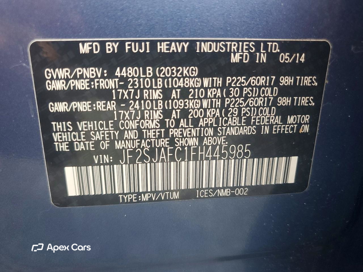 Subaru Forester 2015