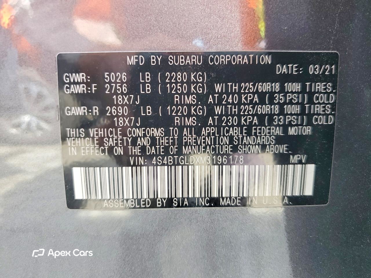 Subaru Outback 2021