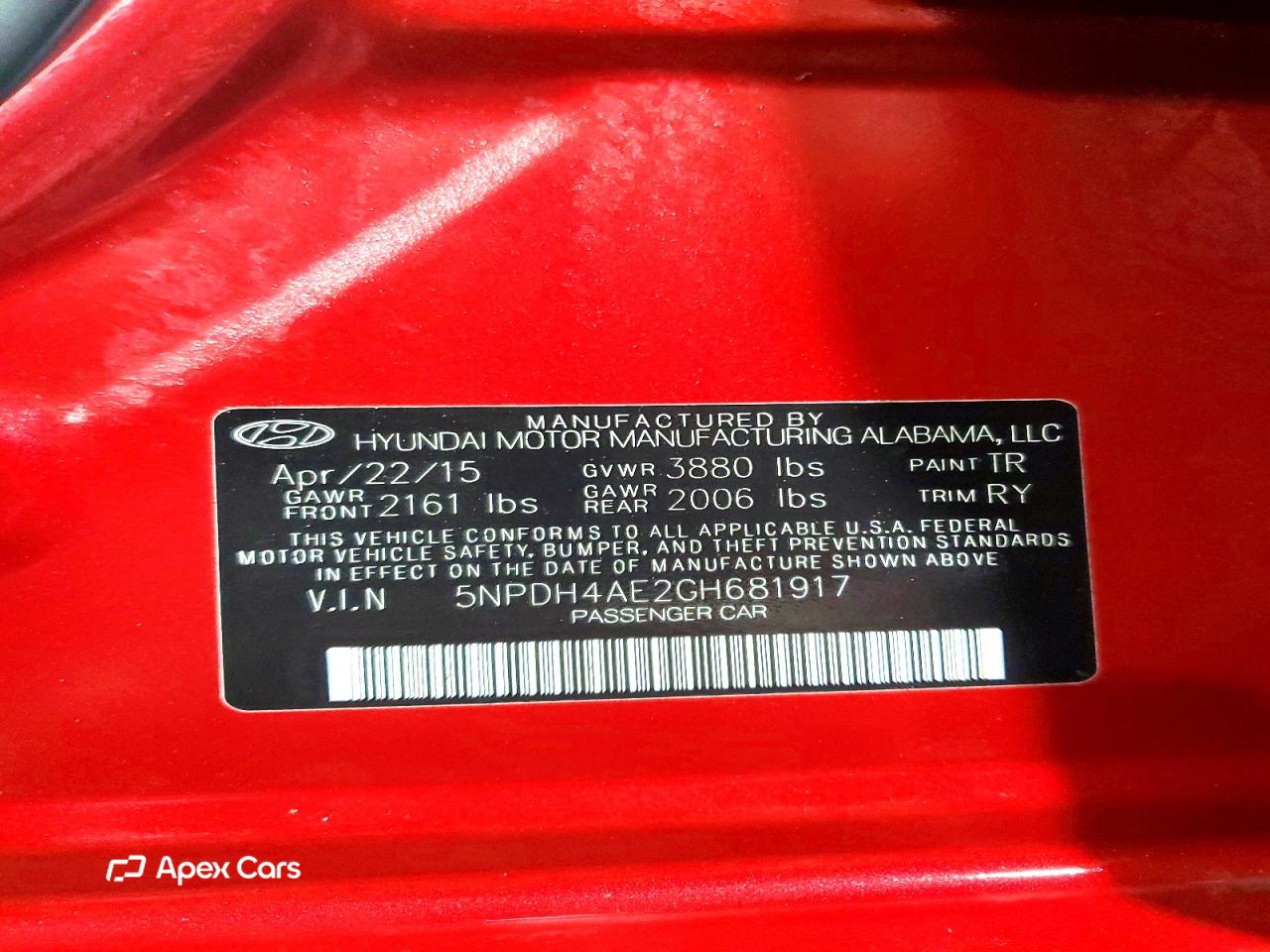 Hyundai Elantra 2016