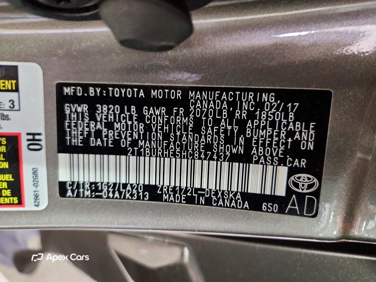 Toyota Corolla 2017