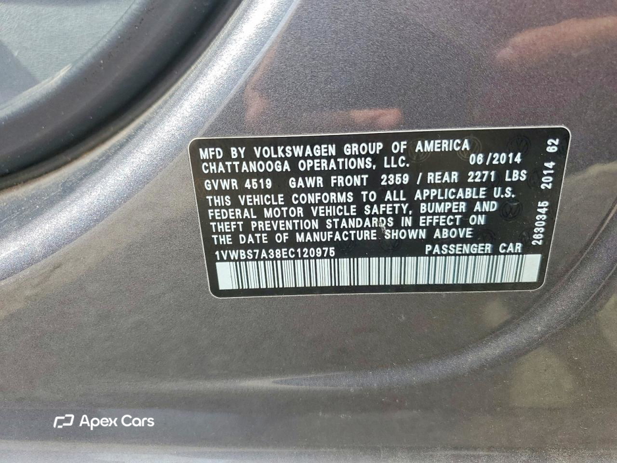 Volkswagen Passat 2014
