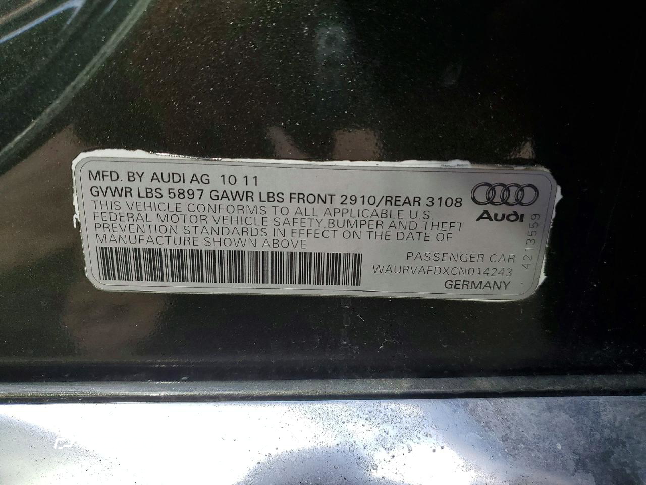 Audi A8 2012