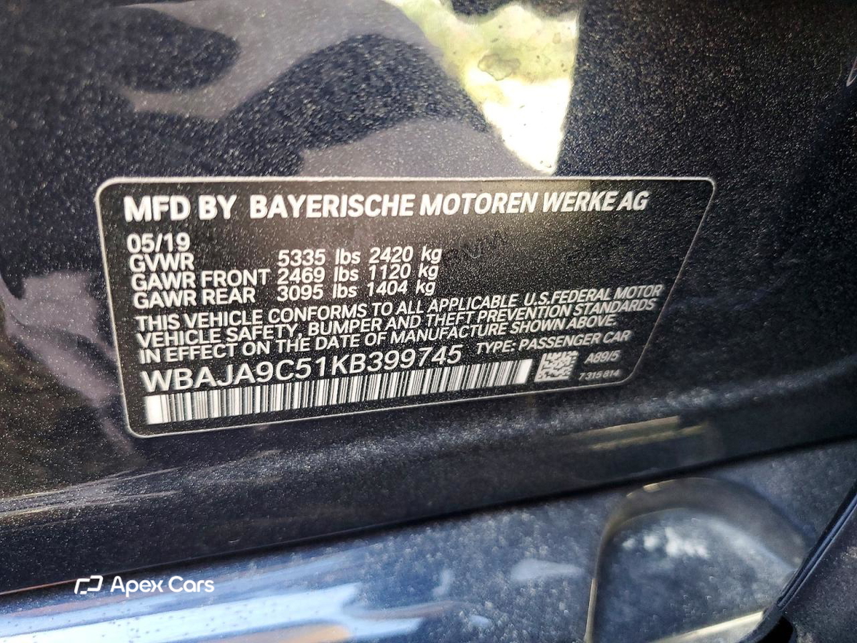 BMW Series 5 2019