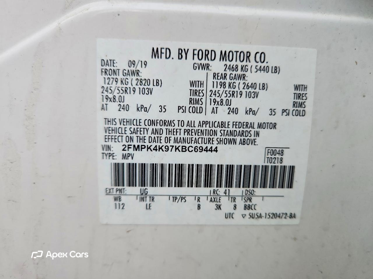Ford Edge 2019