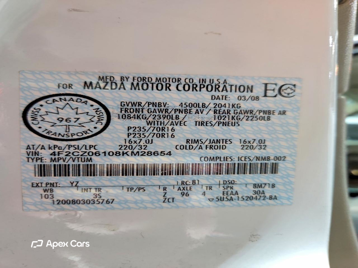 Mazda Tribute 2008