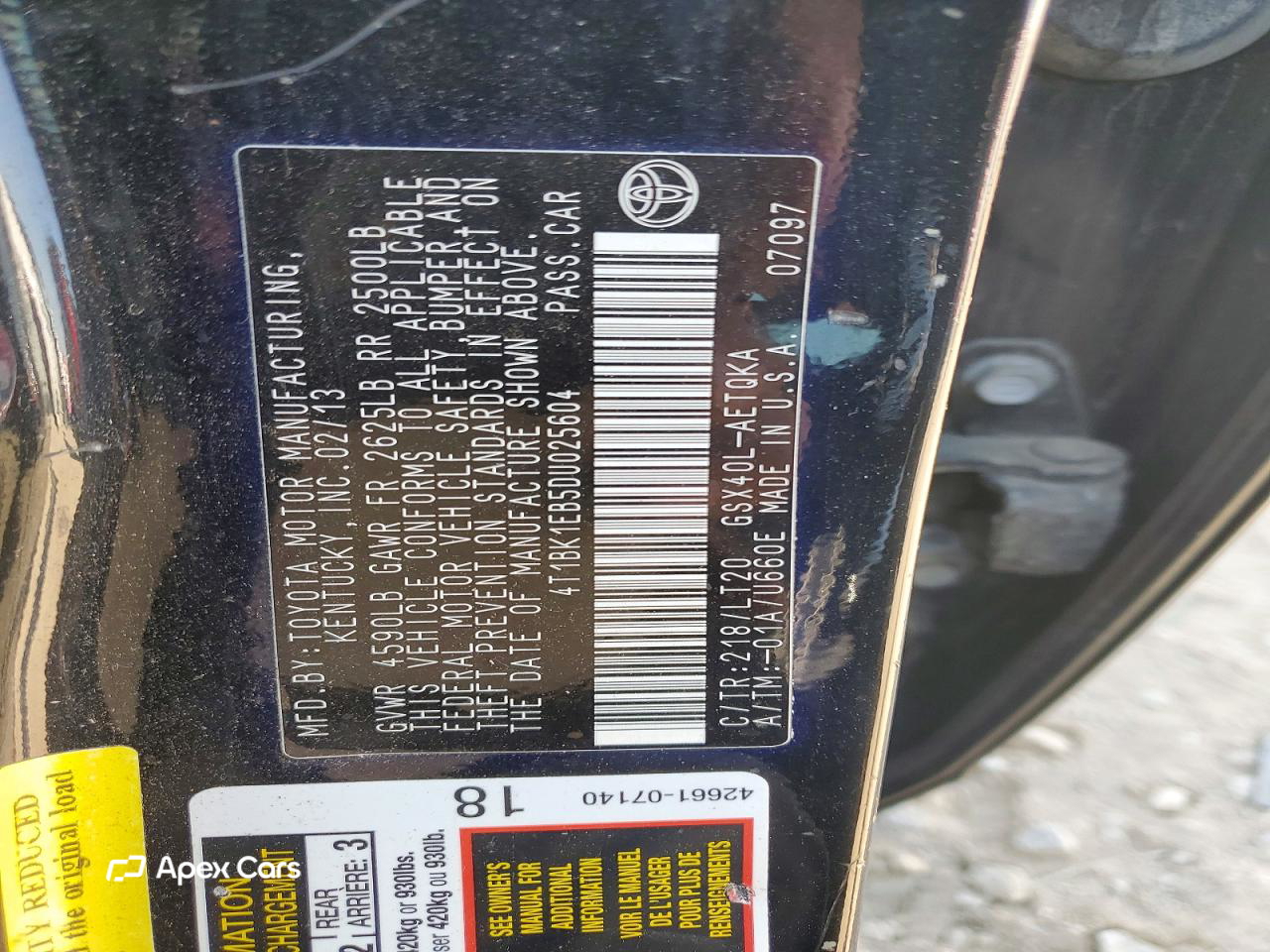 Toyota Avalon 2013