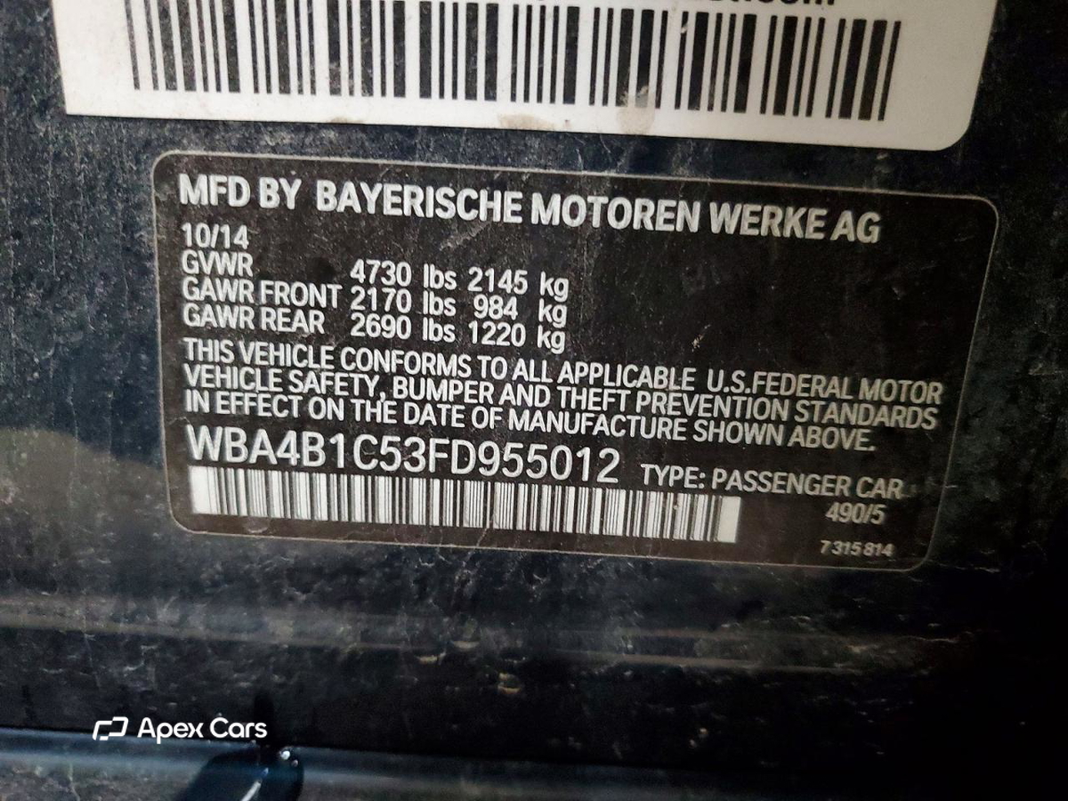 BMW Series 4 2015