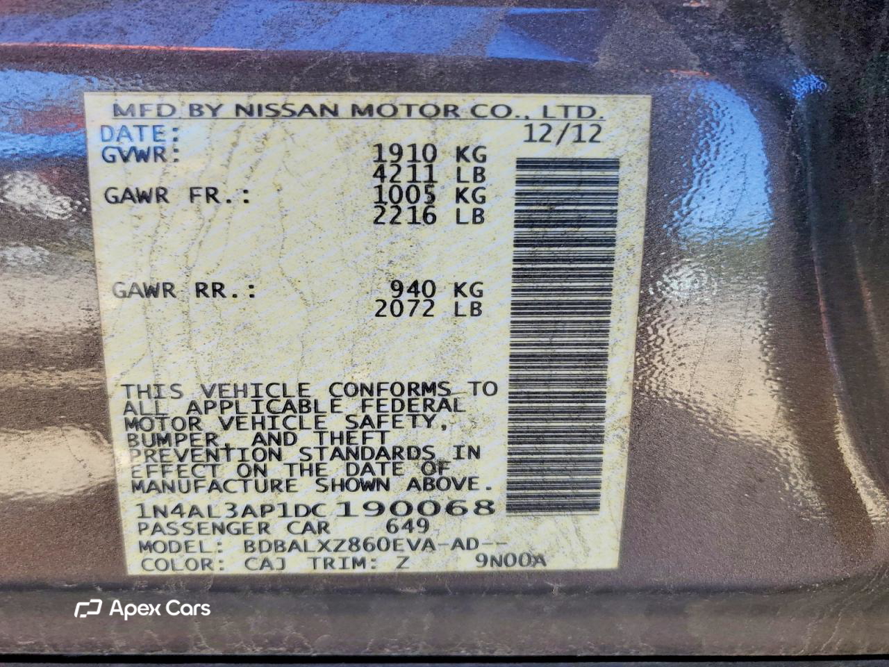 Nissan Altima 2013