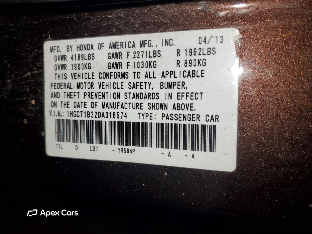 Honda Accord 2013