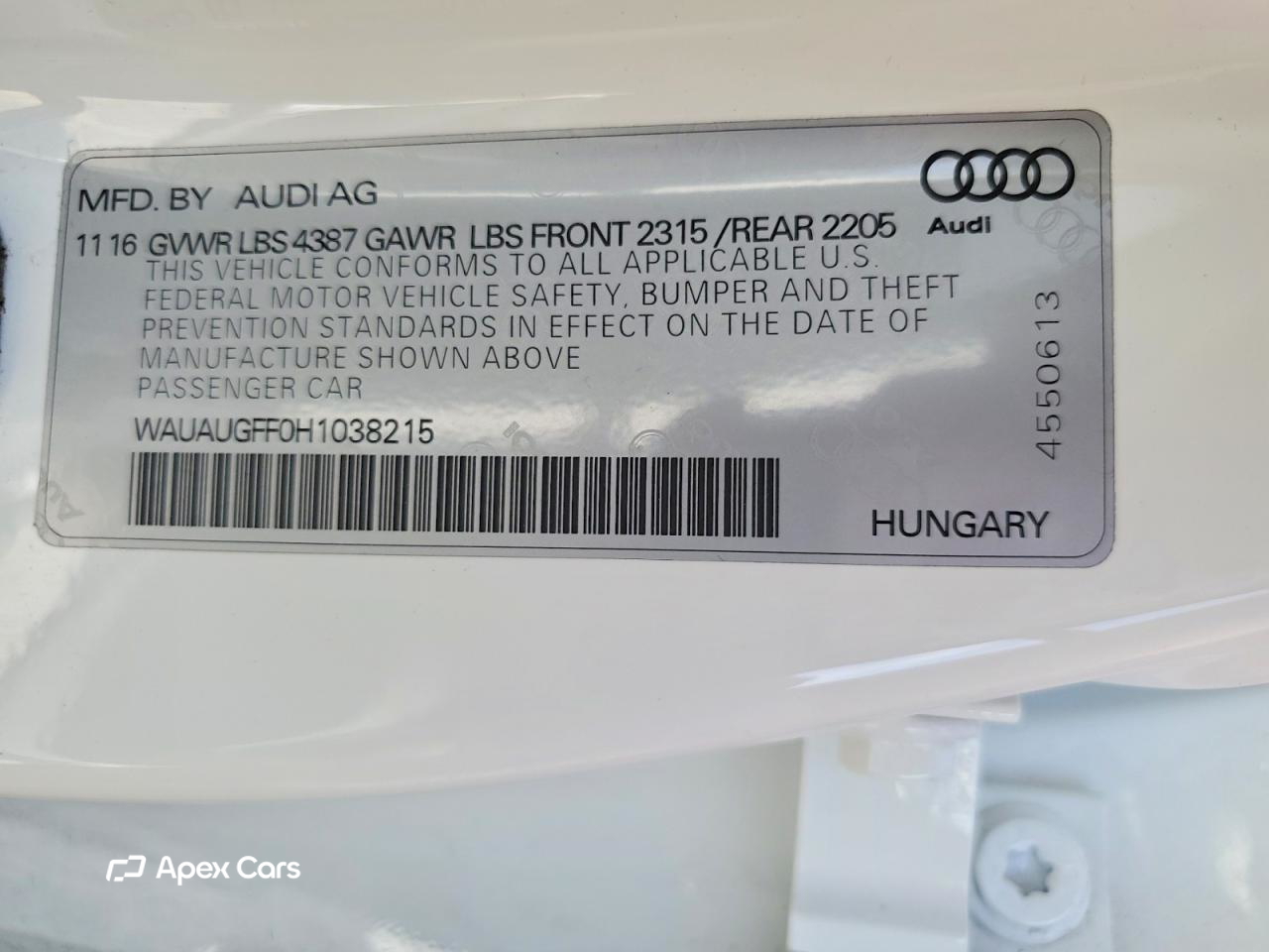 Audi A3 2017