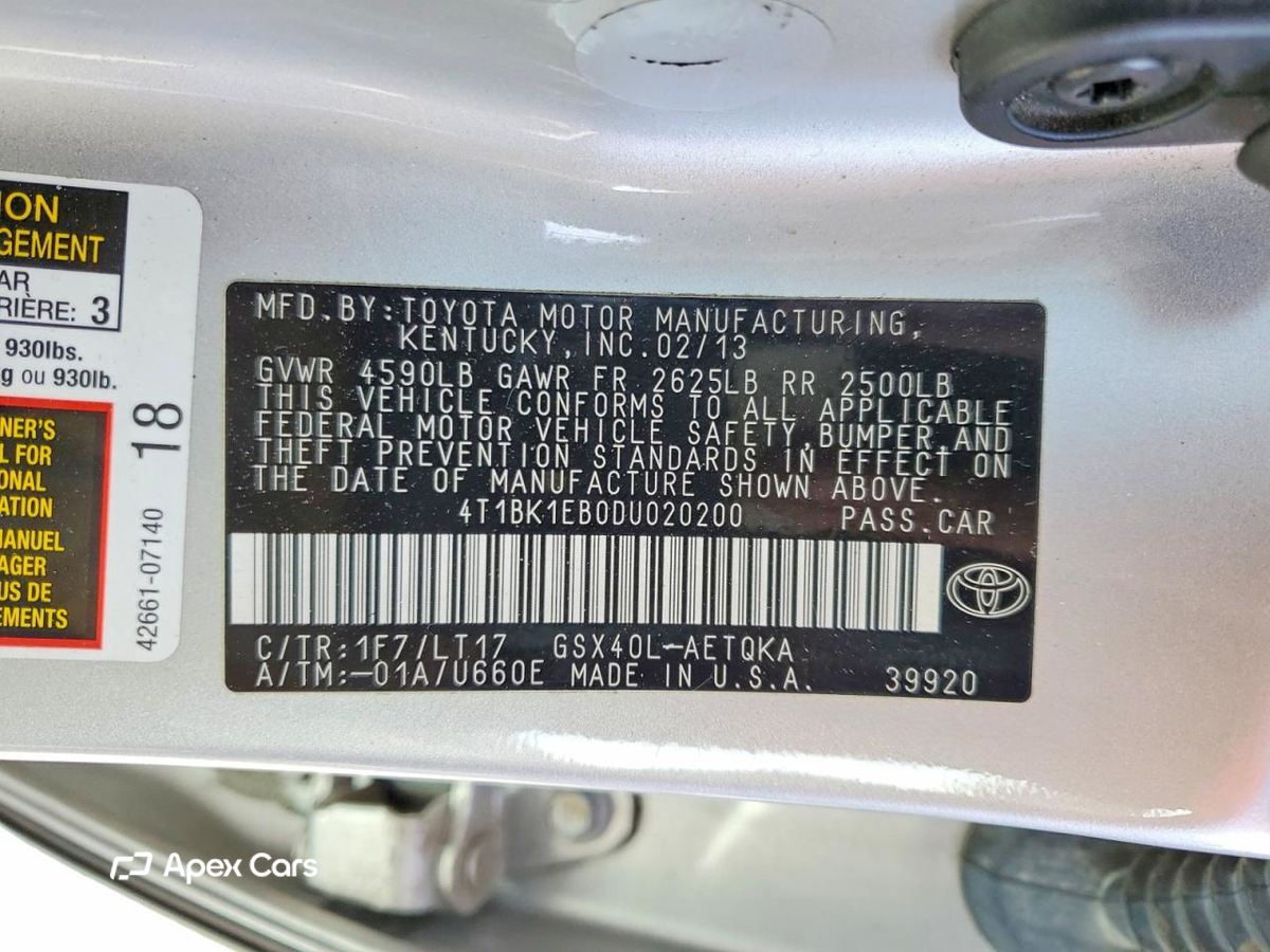Toyota Avalon 2013