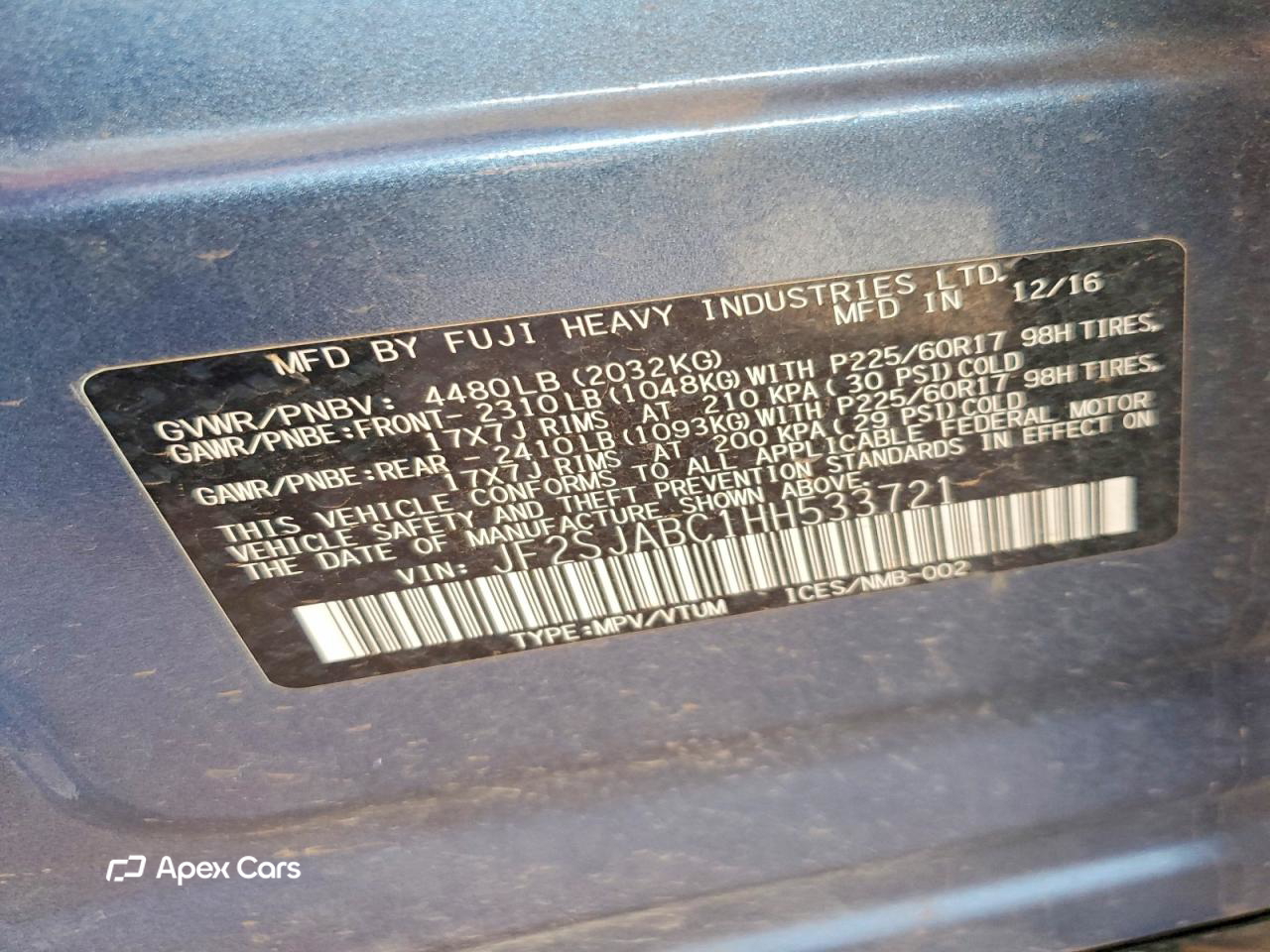 Subaru Forester 2017