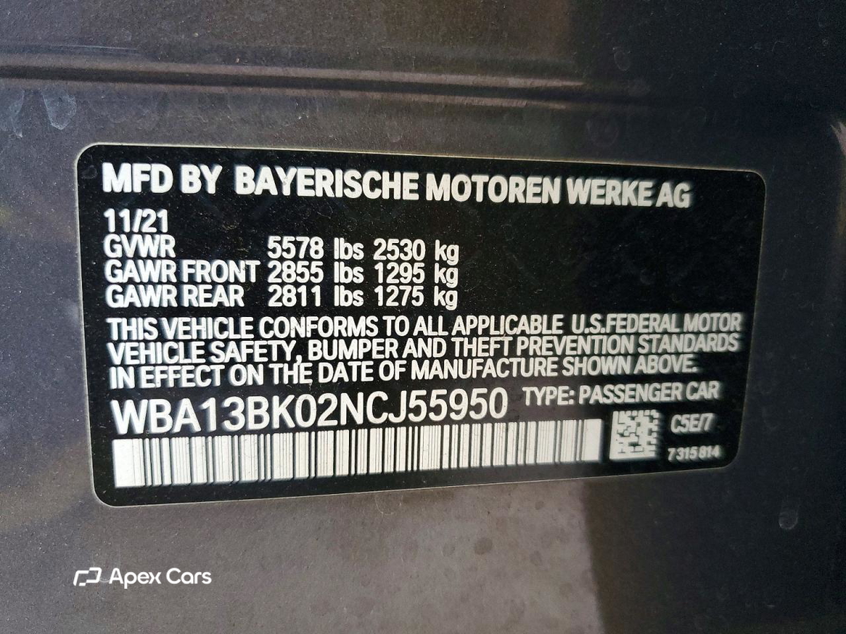 BMW M5 2022