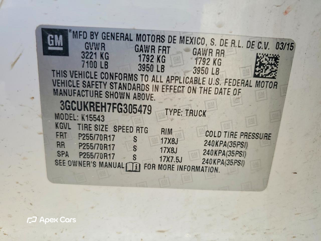 Chevrolet Silverado 2015