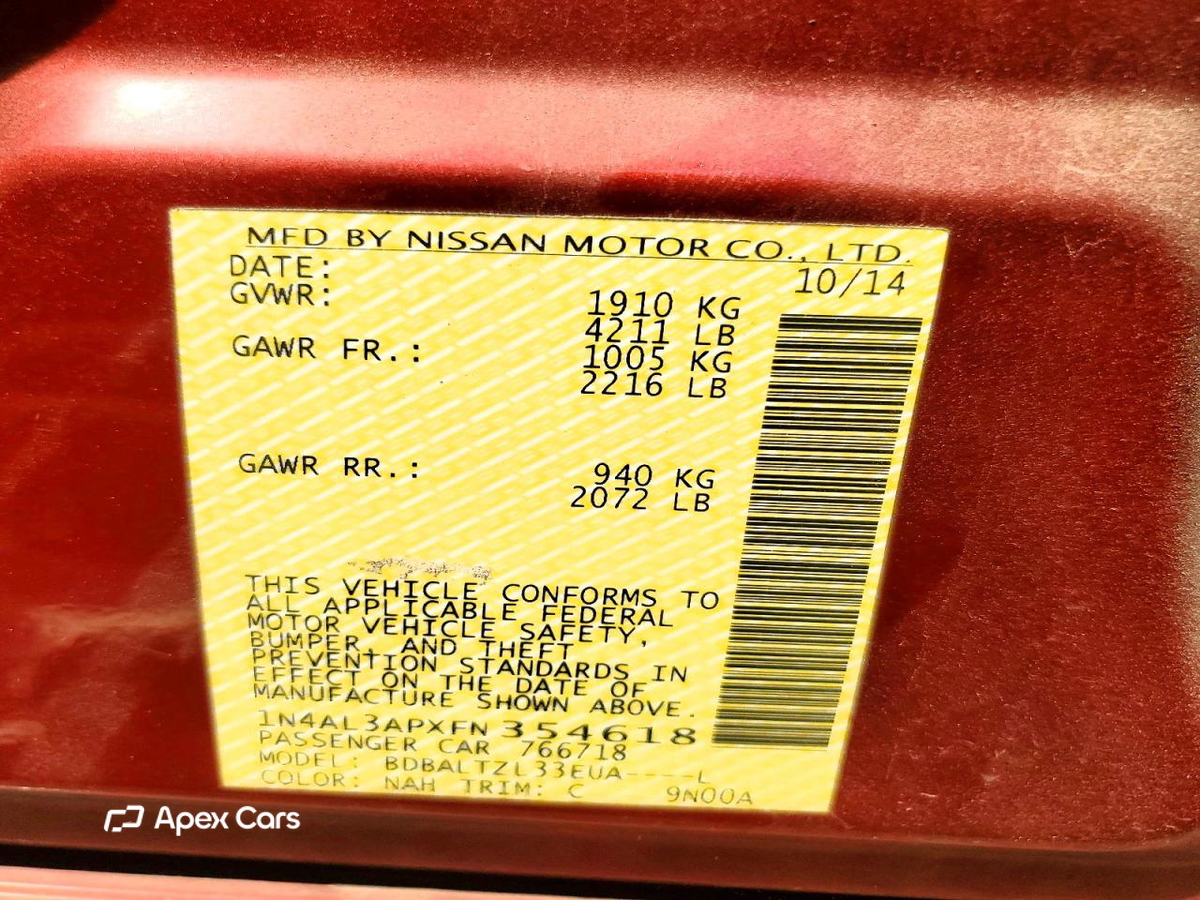 Nissan Altima 2015