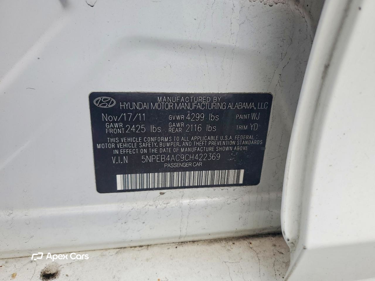 Hyundai Sonata 2012