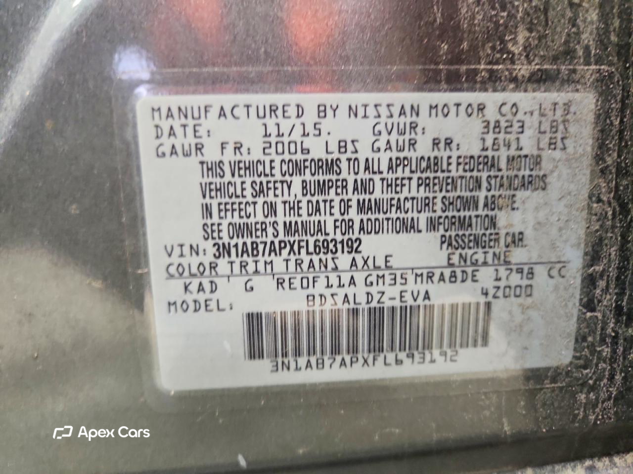 Nissan Sentra 2015