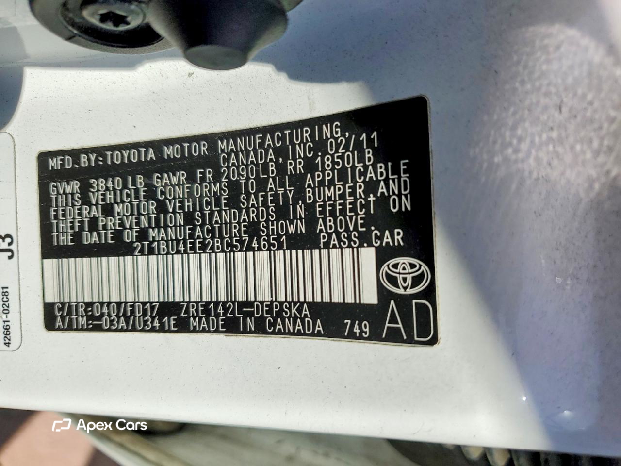 Toyota Corolla 2011