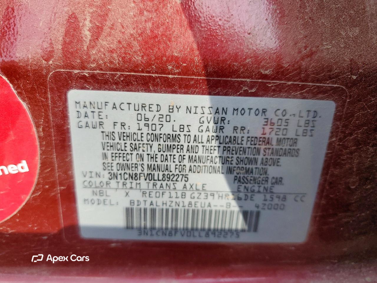 Nissan Versa 2020
