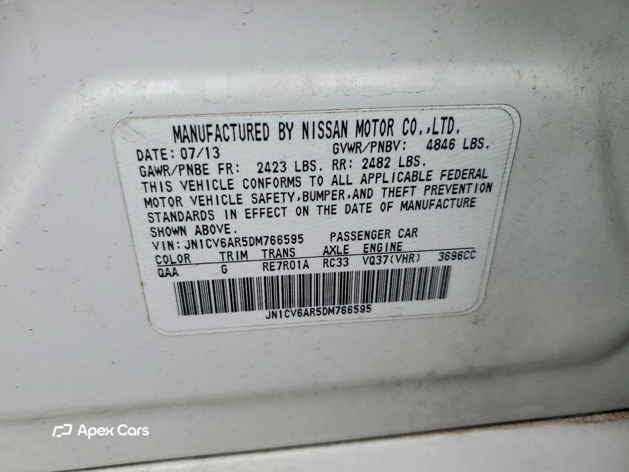 Infiniti G 2013