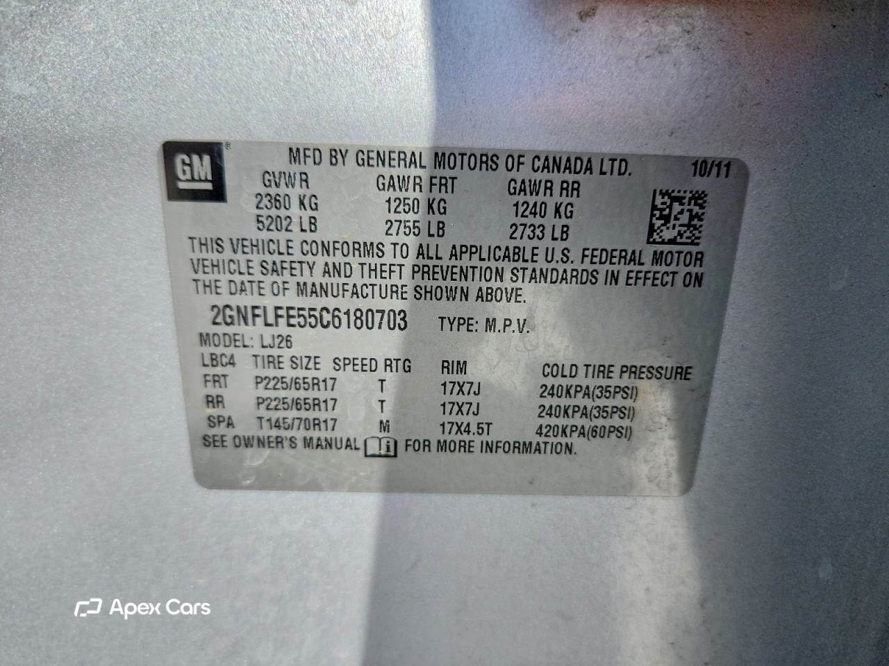Chevrolet Equinox 2012