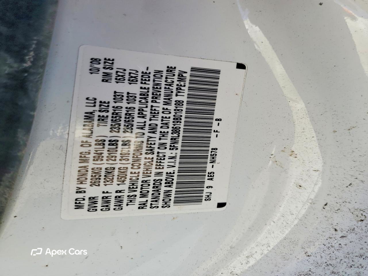Honda Odyssey 2009