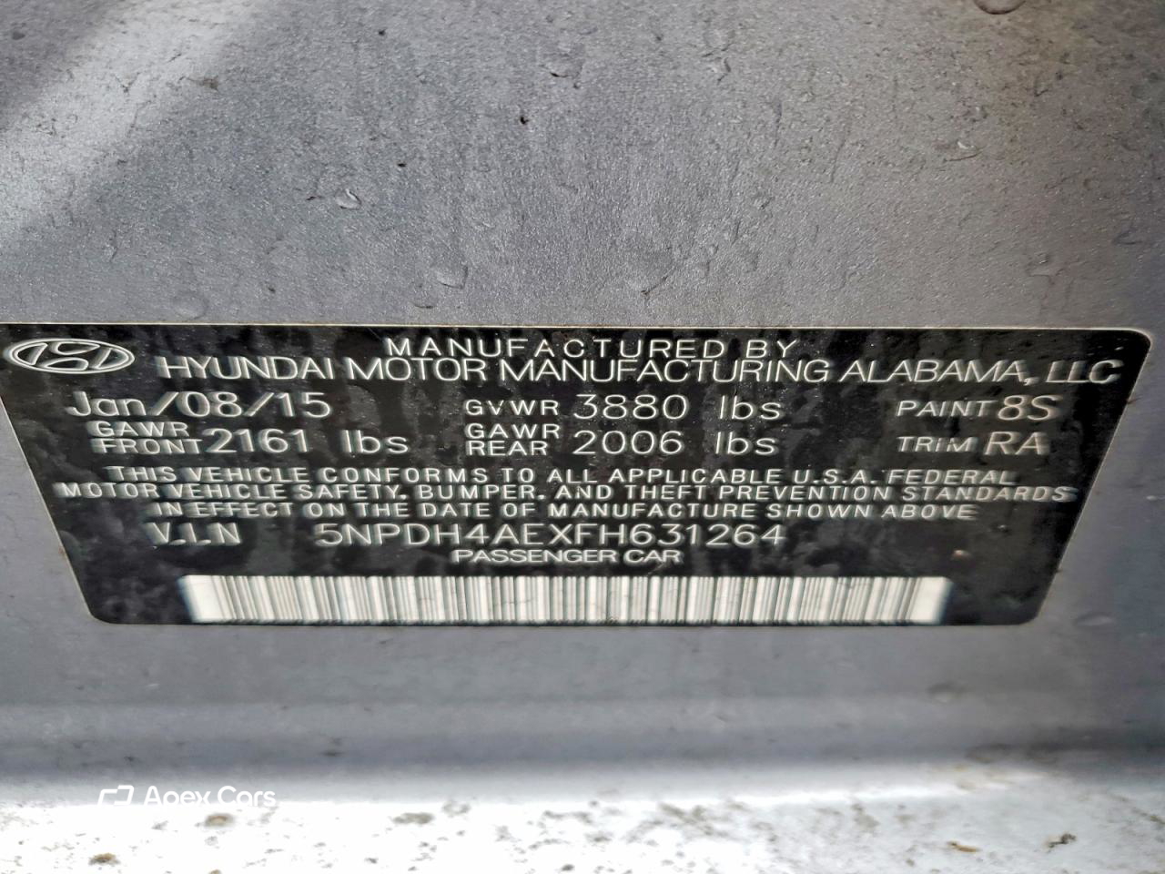 Hyundai Elantra 2015