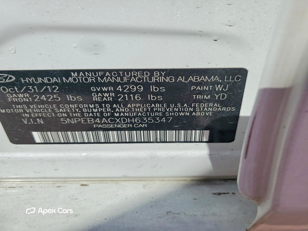 Hyundai Sonata 2013