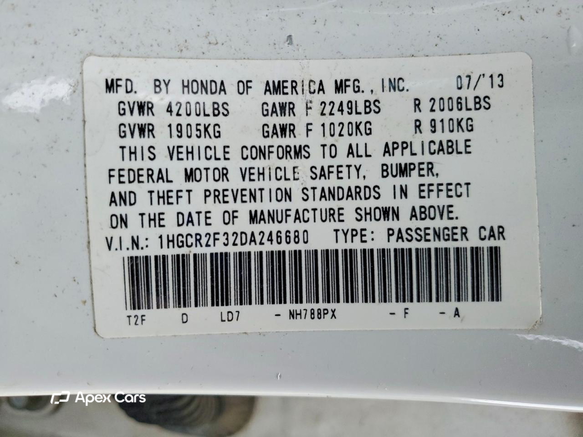 Honda Accord 2013
