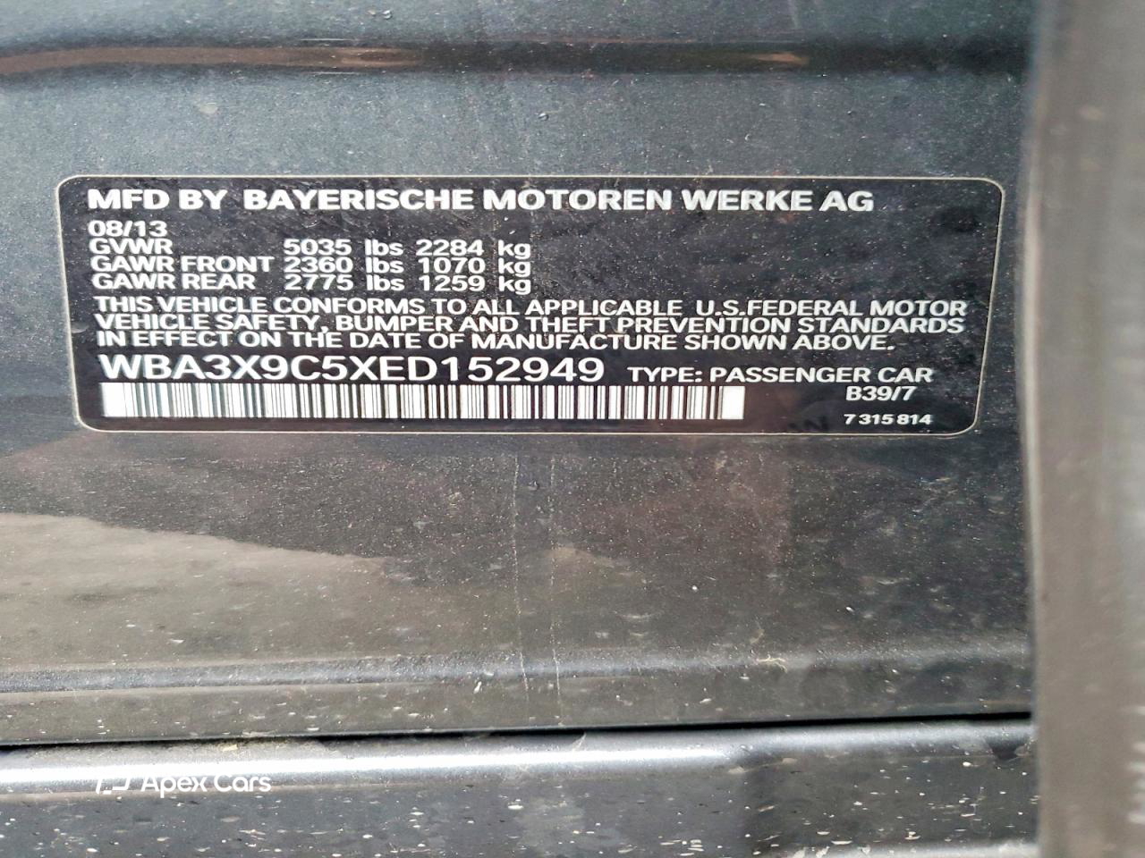 BMW Series 3 2014