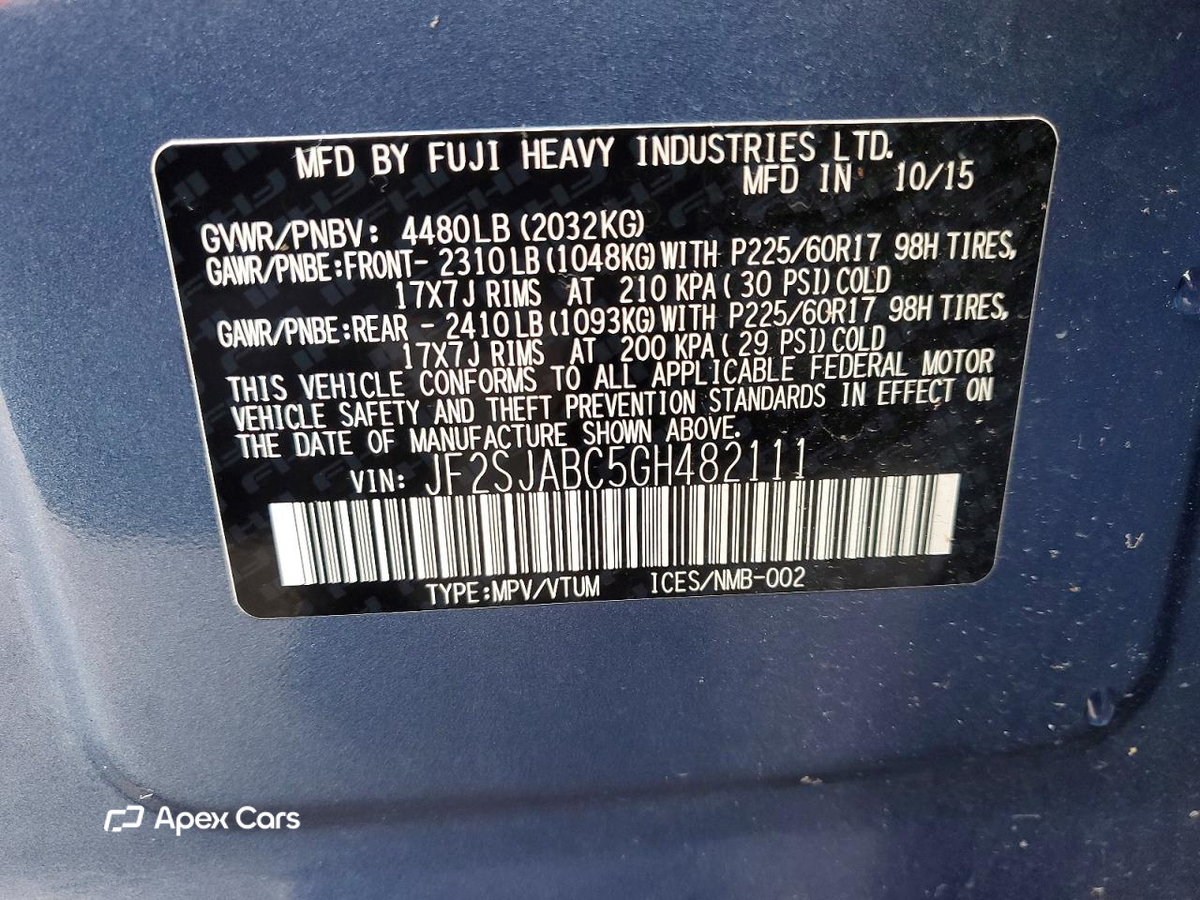 Subaru Forester 2016