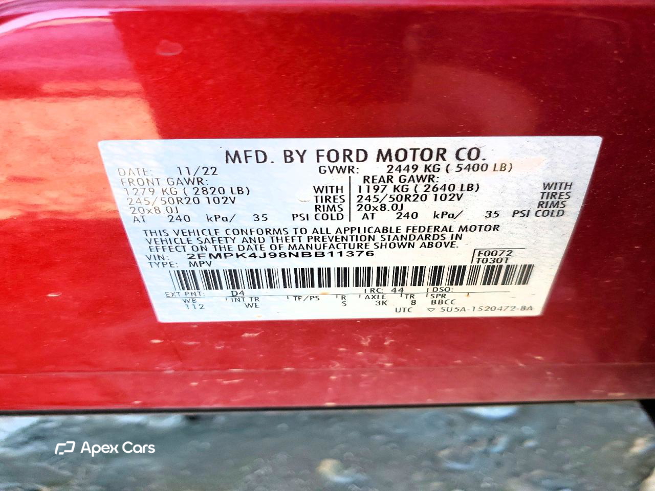 Ford Edge 2022