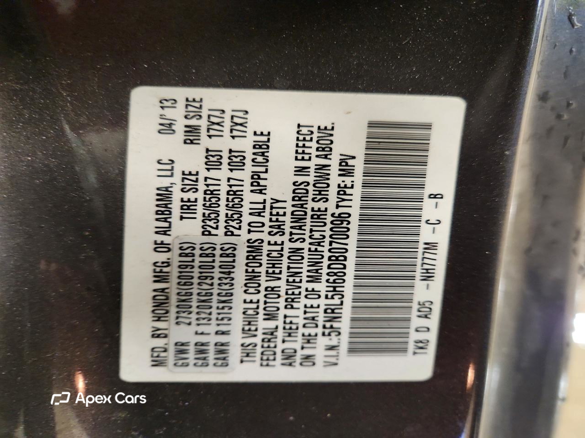 Honda Odyssey 2013