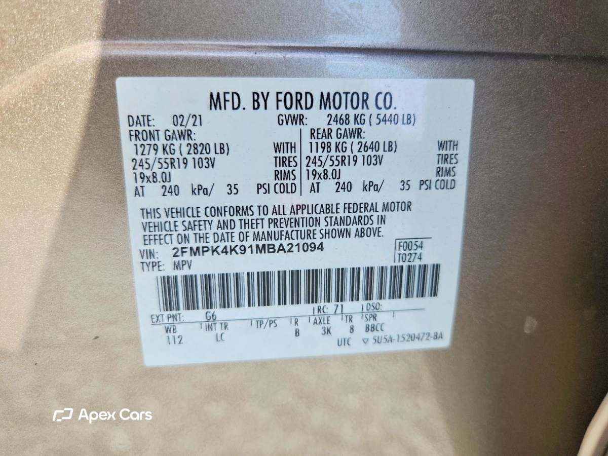 Ford Edge 2021
