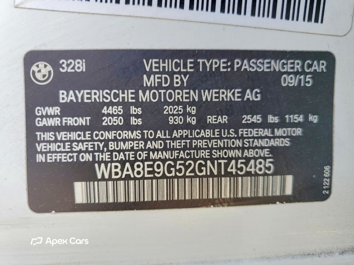BMW Series 3 2016