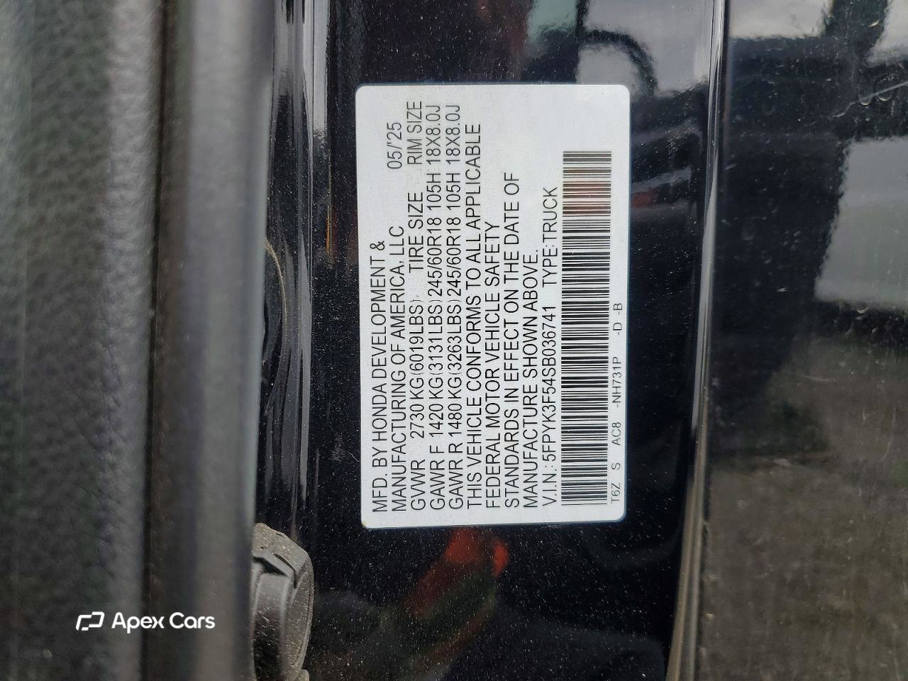 Honda Ridgeline 2025