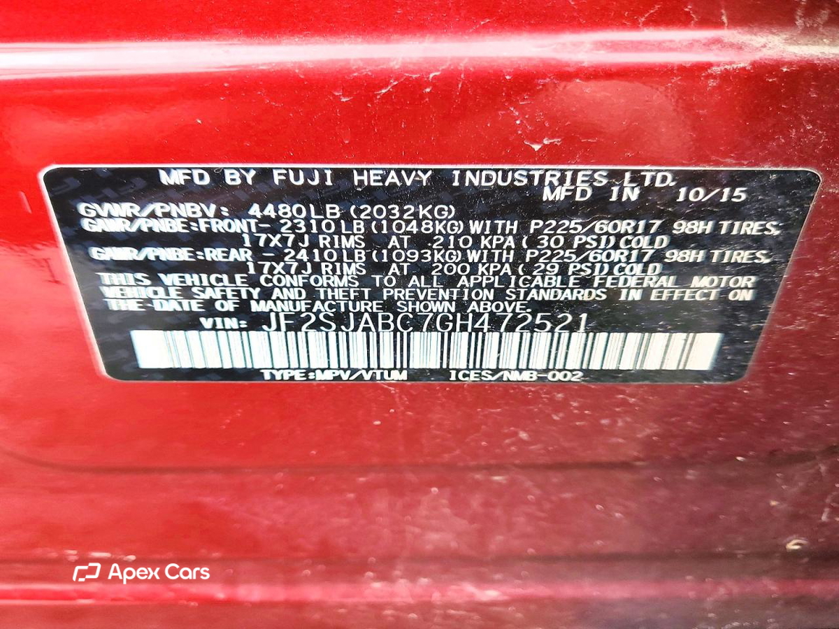Subaru Forester 2016