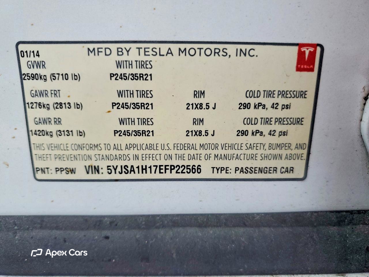 Tesla Model S 2014