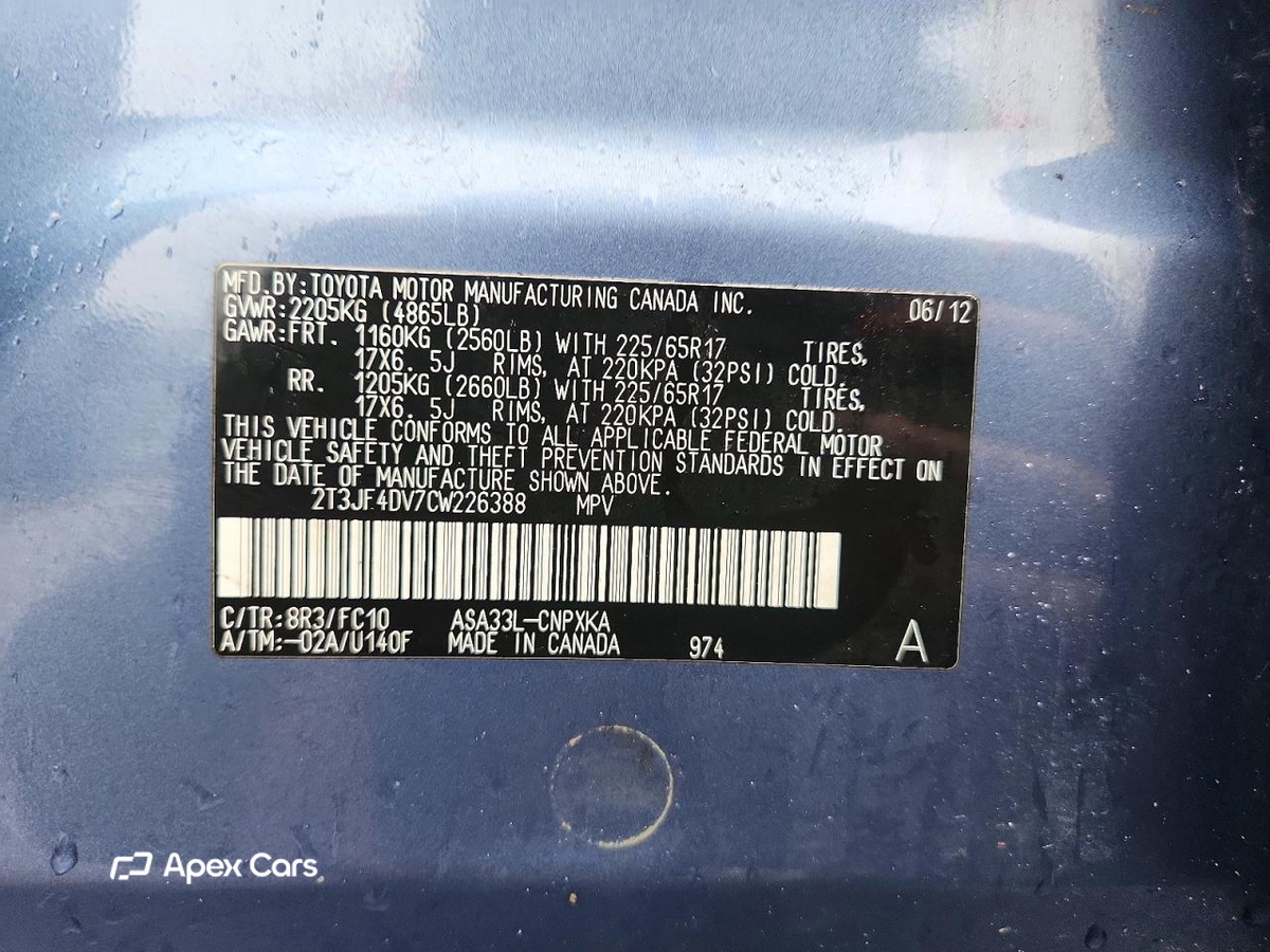 Toyota RAV 4 2012