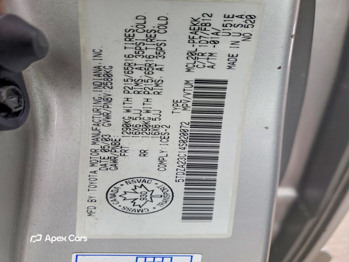 Toyota Sienna 2004