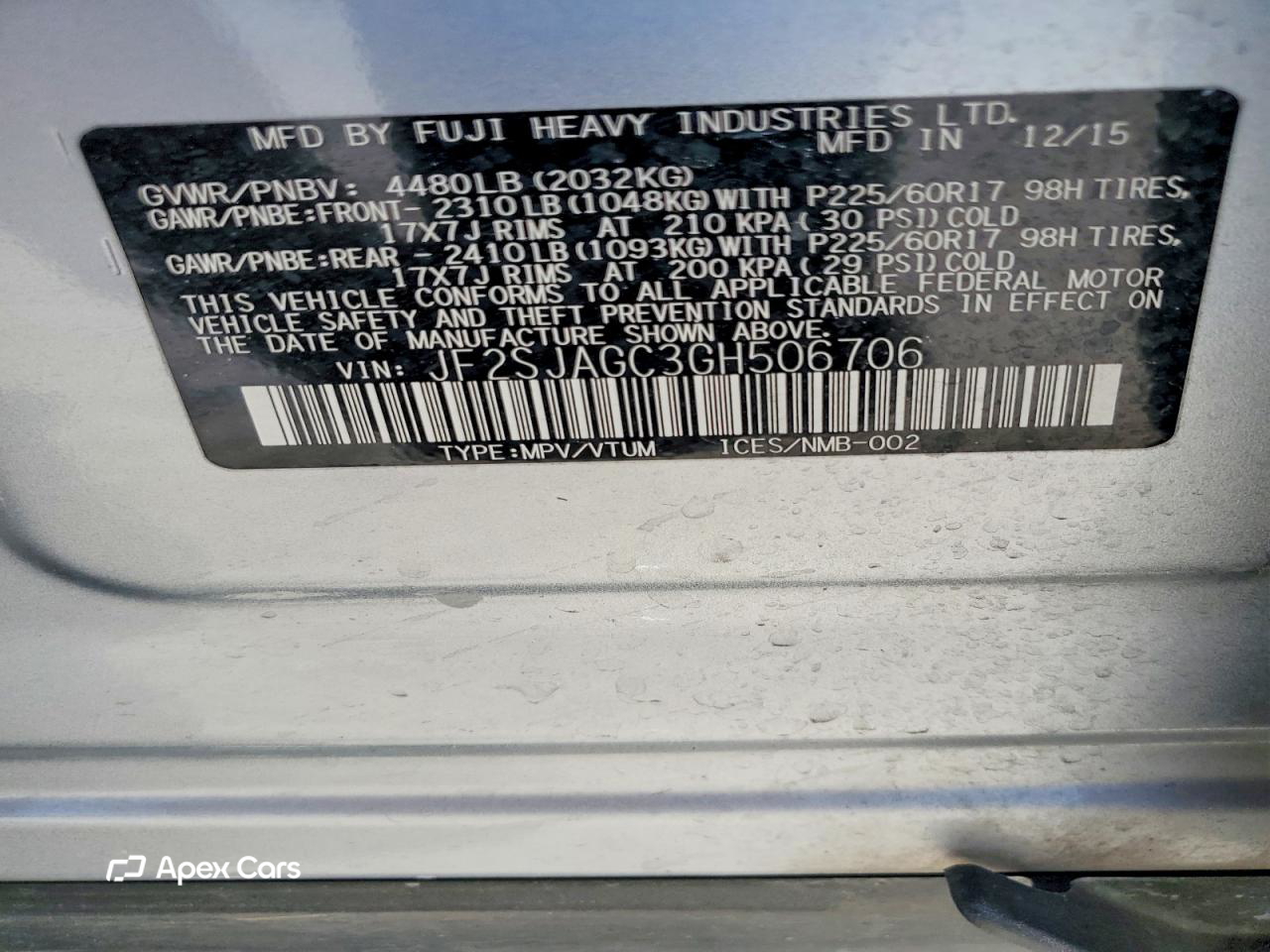 Subaru Forester 2016