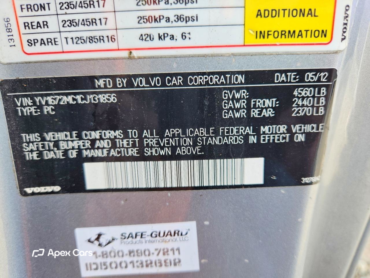 Volvo C70 2012