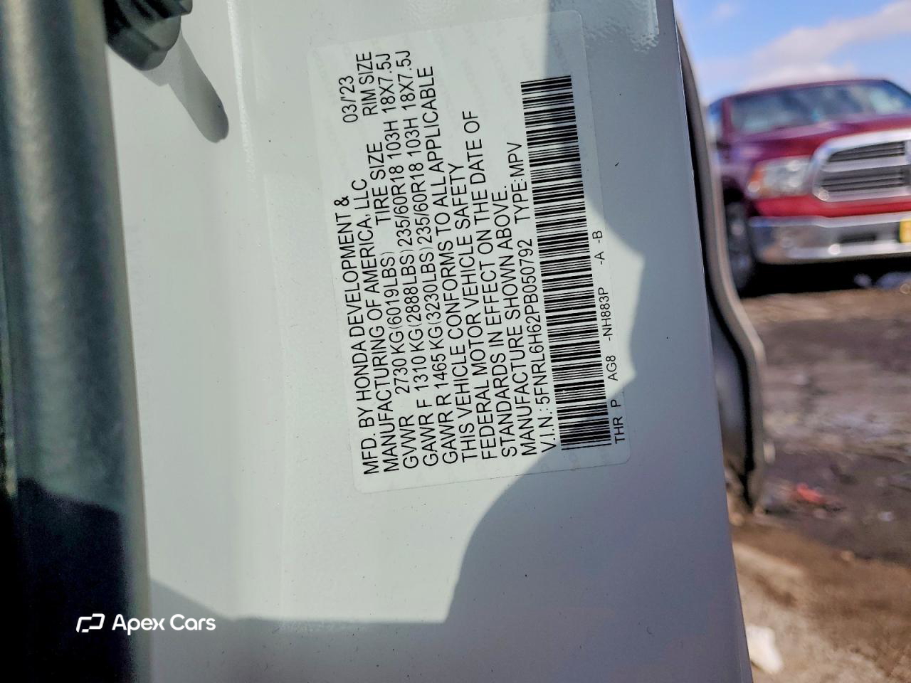Honda Odyssey 2023