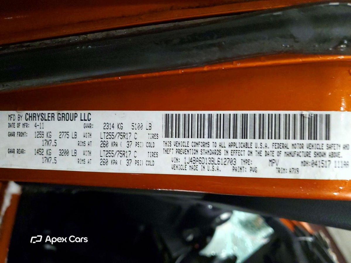 Jeep Wrangler 2011