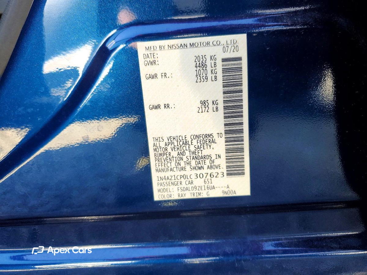 Nissan Leaf 2020