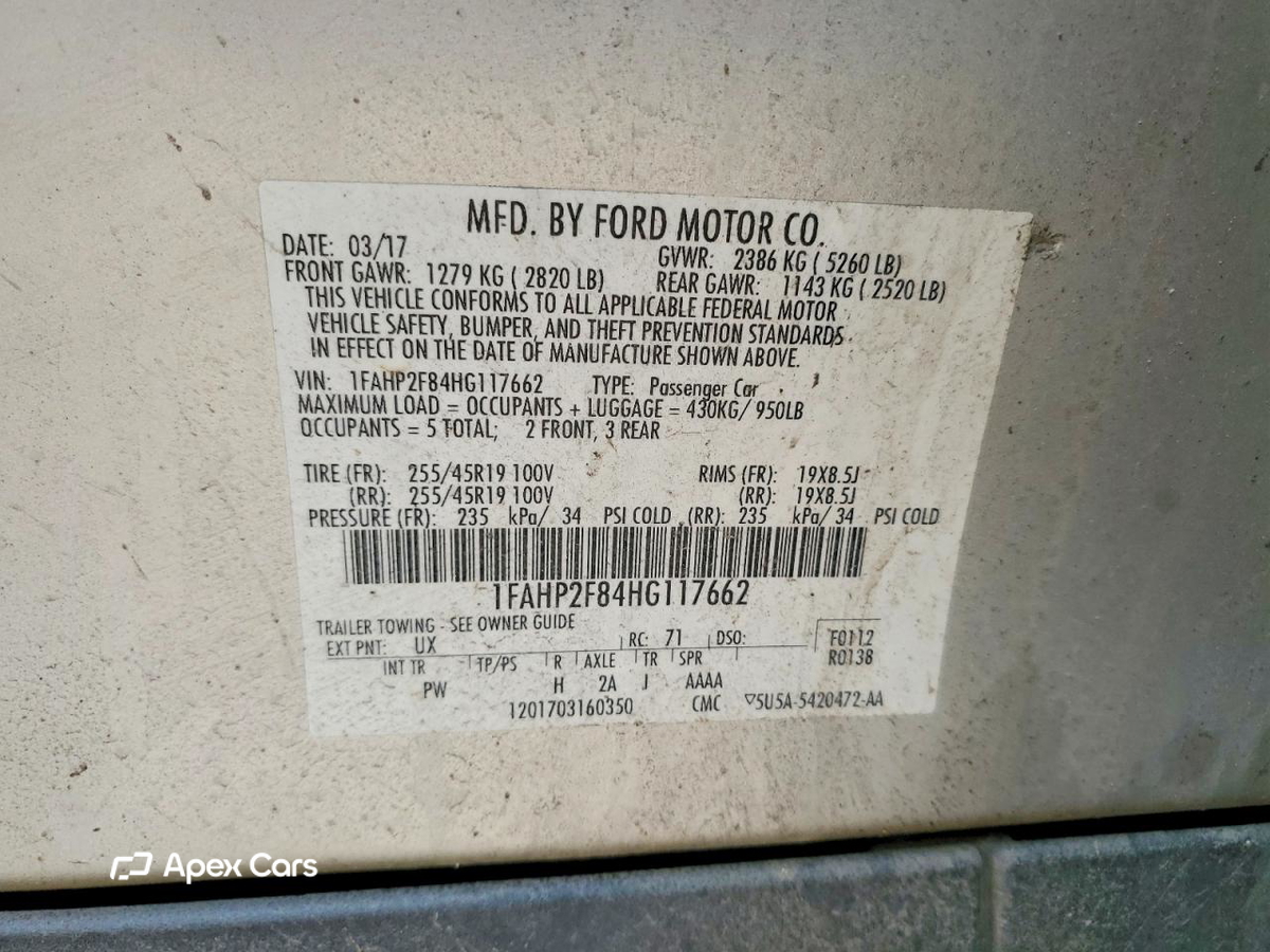 Ford Taurus 2017